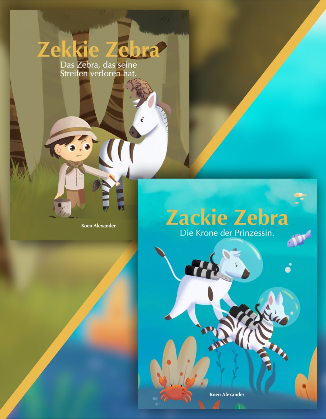 Zekkie Zebra – Zwei-Bilderbuch-Paket [RESERVIERUNG]