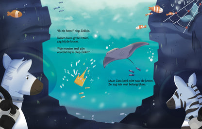 Zekkie Zebra - De kroon van de prinses - Eerste druk 2025 [RESERVERING]