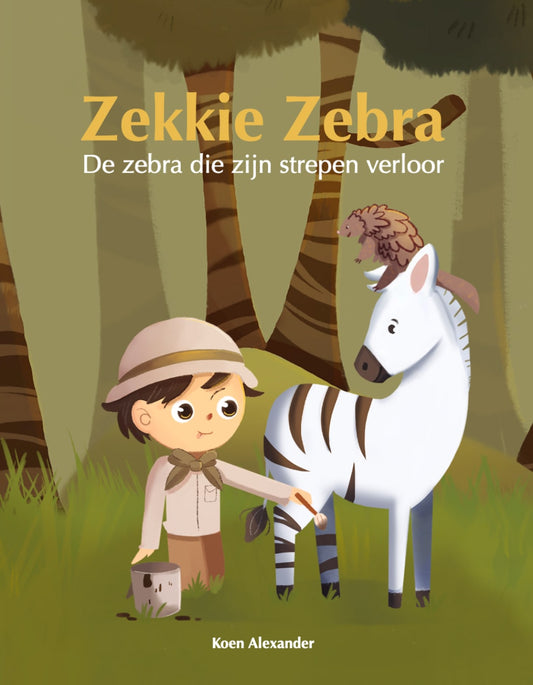Zekkie Zebra - De zebra die zijn strepen verloor - Herziene tweede druk 2025 [RESERVERING]